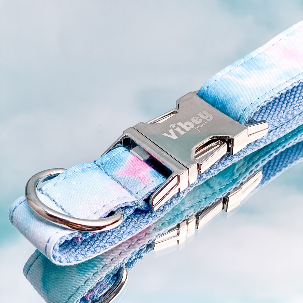Tie dye dog collar